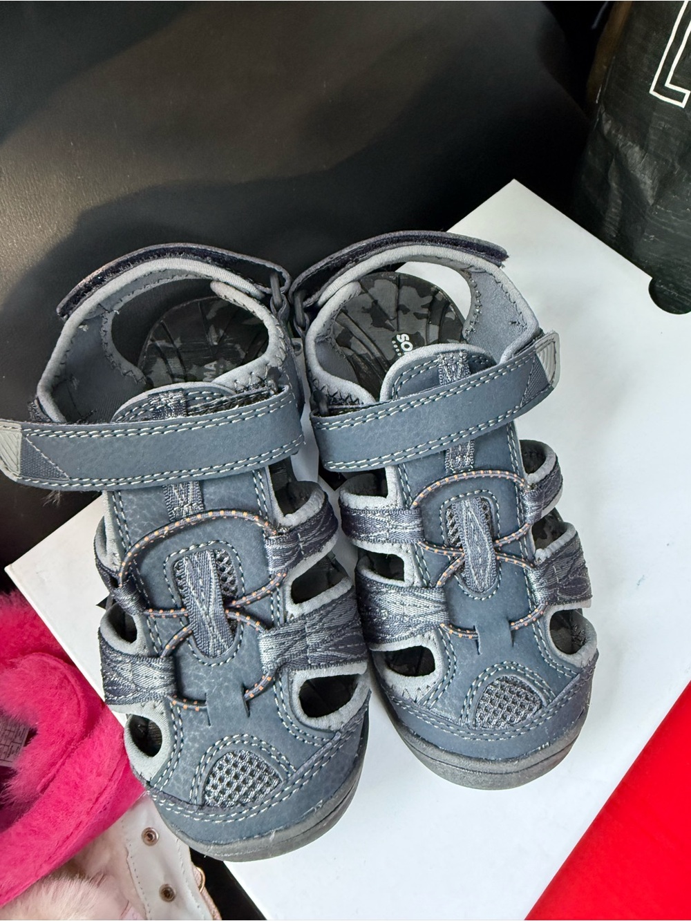 Sonoma Gray Kids Closed-Toe Sandals